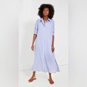 Pomander Place Blue Stripe Griffin Dress